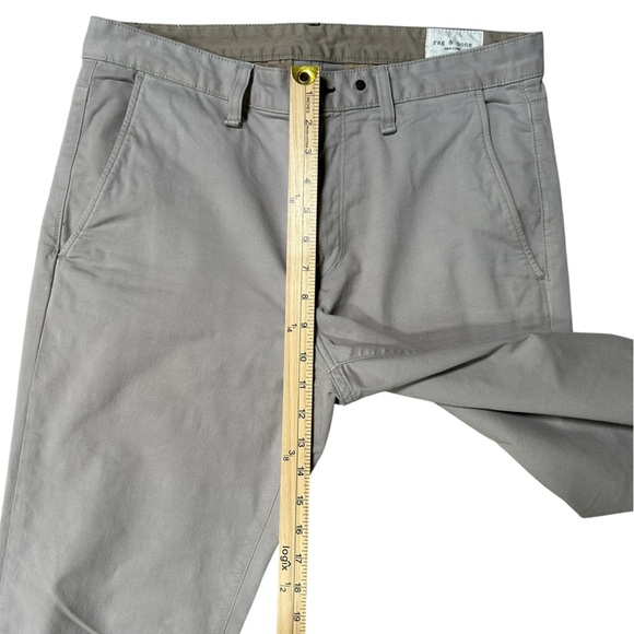 Rag & Bone Fit 2 Cotton Twill Chino (Style M1723O060) – Drizzle, Men’s 32 - Picture 6 of 11